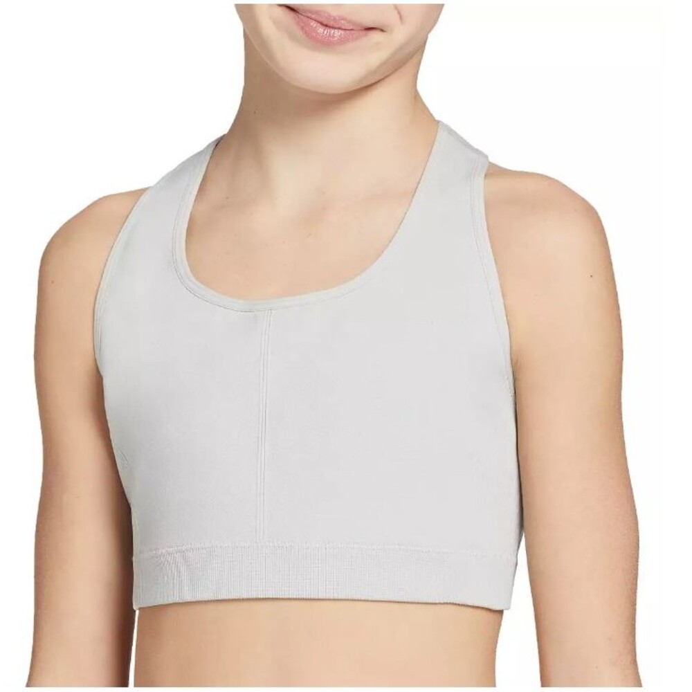 C50 DSG Girls Seamless Core Sports Bra Size S – Heather Gray – New